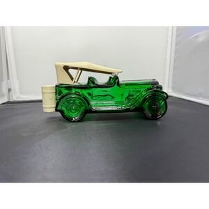 Avon Vintage Car Green Maxwell '23‎ Glass Decanter 6 FL OZ